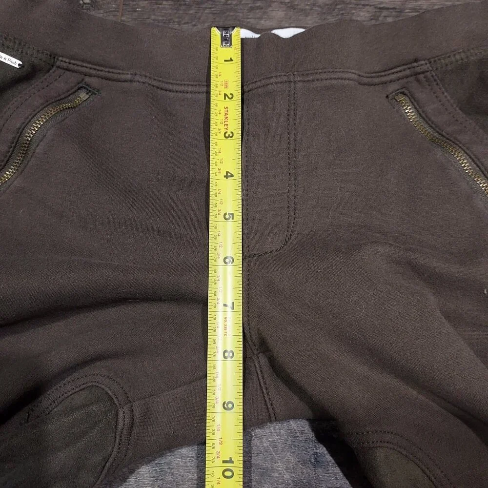 Abercrombie & Fitch Pants Youth Medium Brown Riding Equestrian Leggings - Picture 7 of 9